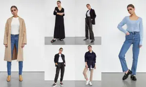 Hitta din stil med dessa modeinspirationer: kappa, klänning, kostym, stickad tröja, jeans och jackor.